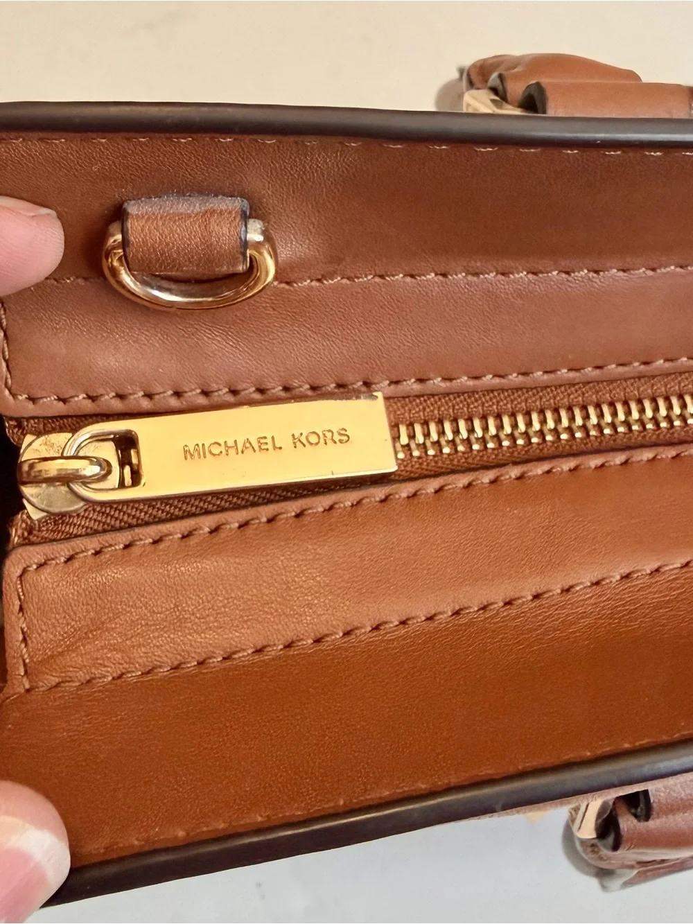MICHAEL Michael Kors Brown Quilted Leather Selma Satchel